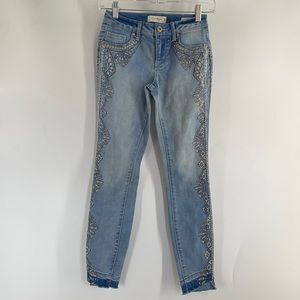 JESSICA SIMPSON ANKLE SKINNY JEANS